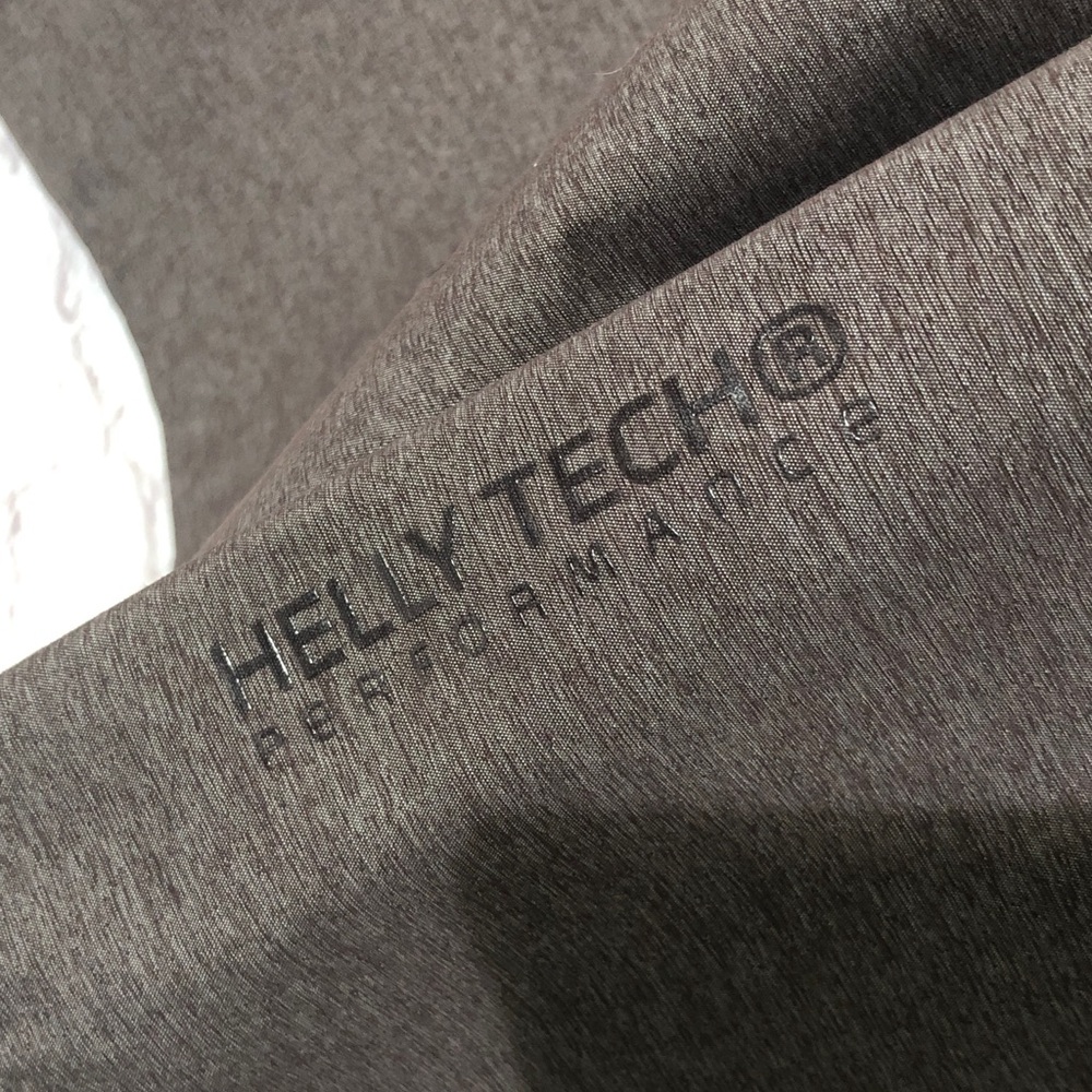 Helly Hansen Greyish purple Hooded Shell rain Jacket with HH Logo XL/TG NWOT - Picture 5 of 16